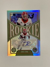 James Cook certified  autographed Panini rookie Legacy