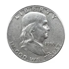 1955 Franklin Half Dollar XF. 90% Silver 50c US Coin