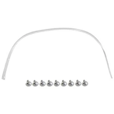 1974~1975 Dodge Dart Sport Rear Wheel Well Opening Trim Molding Left Side M6033