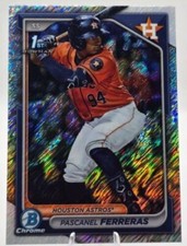2024 1st Bowman Chrome Pascanel Ferreras RC Rookie Shimmer Refractor Astros