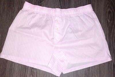 VSpink sleep Shorts brand new size small pink/white striped
