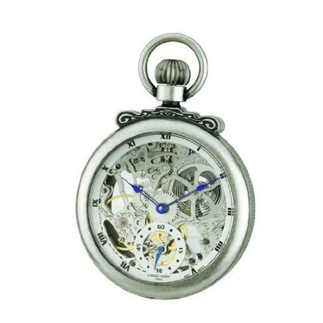 Pocket　Mechanical　47mm　3869-S　Watch　Charles-Hubert-　Chrome-　Paris　Antique