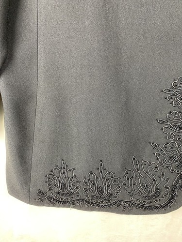 St. Anthony Evening Blazer Womens 24W Plus Embellished 3/4 Sleeve Lined Party - Picture 4 of 16