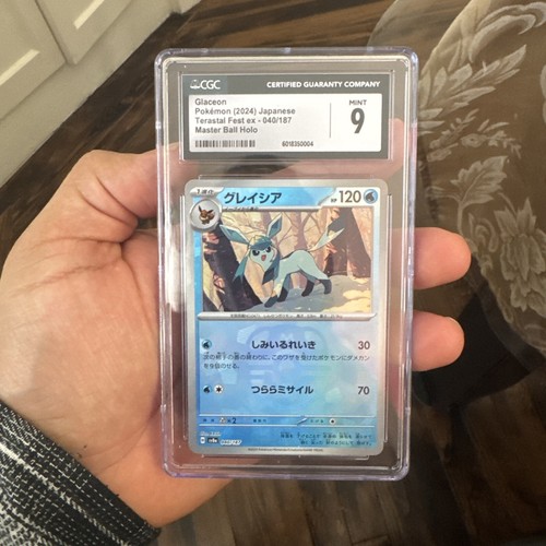 CGC MINT 9 Glaceon 40 Masterball