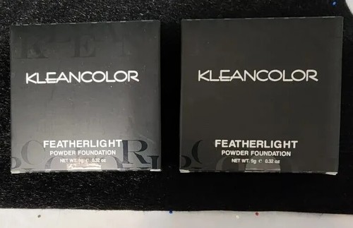 Lot Of Two Kleancolor Featherlight Foundation Shade Porcelain