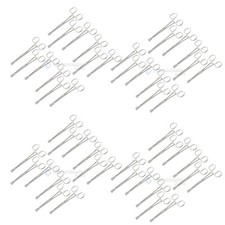 Lot Of 100 Pieces Pennington Forceps Un-Sloted 6" Body Piercing Tools