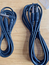10, Guitar Leads, 1/4 Inch Jack Plug, Assorted Right Angle and Straight. RRP &pound;30