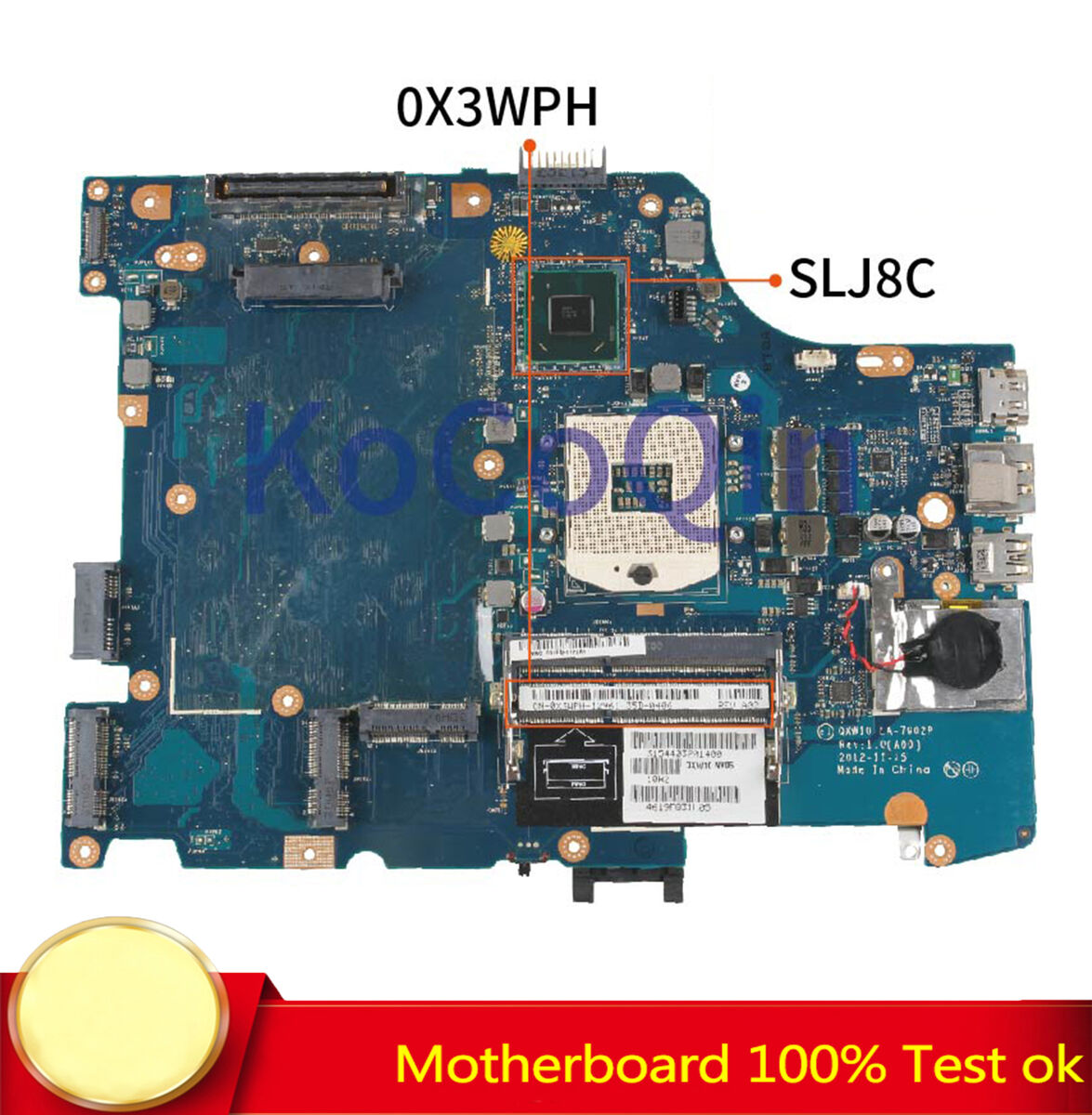 FOR DELL Latitude 5530 E5530 Laptop Motherboard LA-7902P FOR DELL Latitude 5530 E5530 Laptop Motherboard LA-7902P