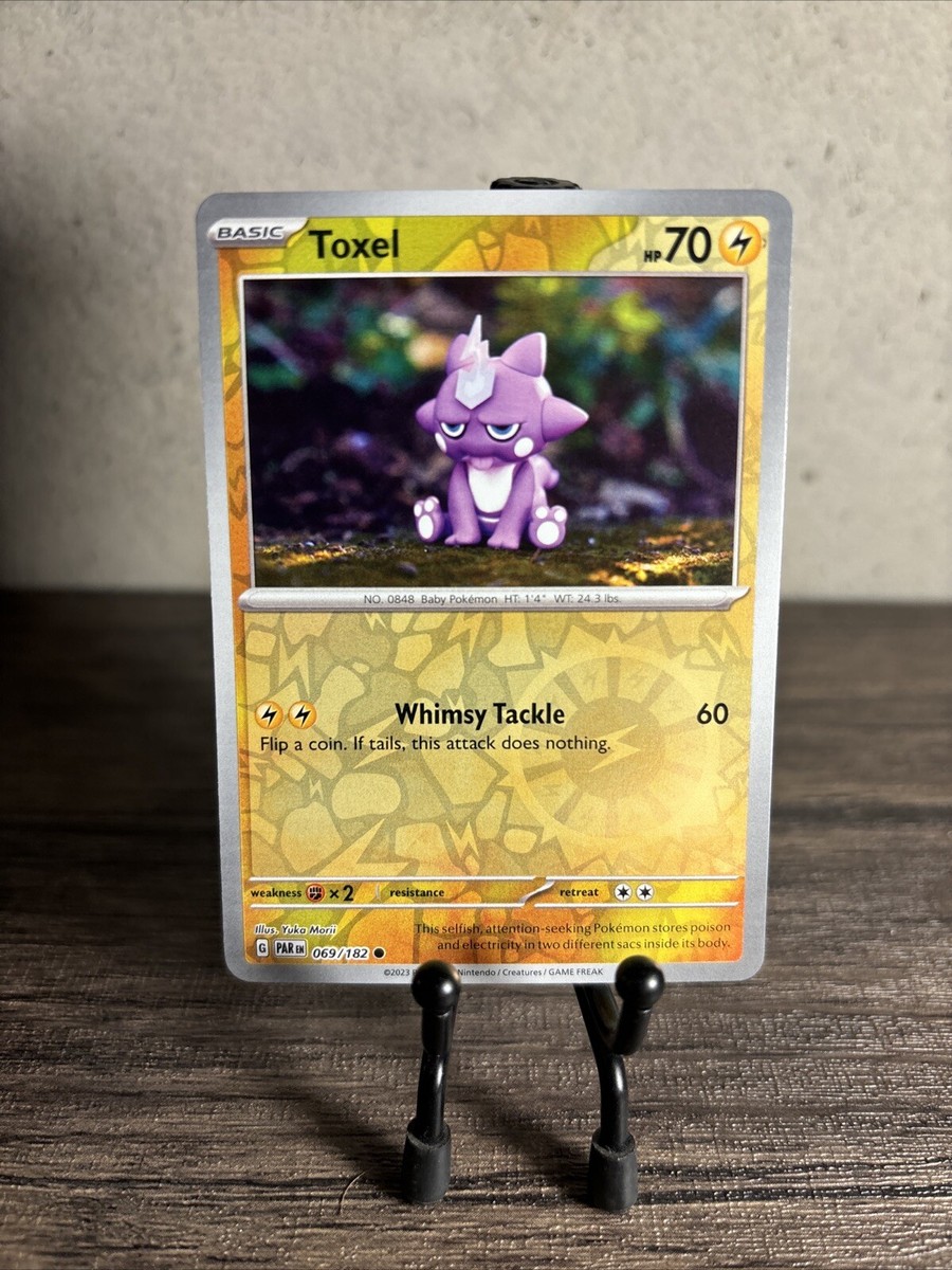 つ*る様 ⭐️⭐️ ポケモンカード (2 BOXセット) ⭐️⭐️ 　　　　※※ Toxel 069/182 Sv04: Paradox Rift Reverse Holo-Pokemon TCG-Fast