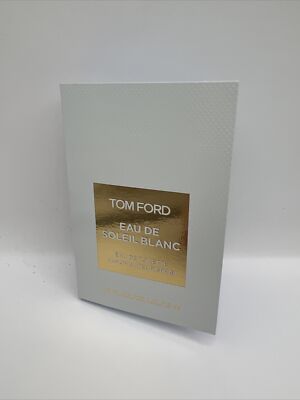 Tom Ford Eau de Soleil Blanc Eau de Toilette Sample Spray .05oz, 1.5ml in Card