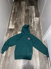 Russel Athletics Vintage 90s USA American Flag Embroidery Made In USA New Sz S