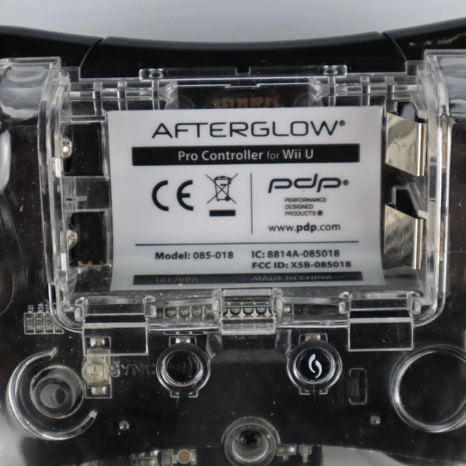 Afterglow Pro Controller for Wii U Clear Model 085-018 - Image 4 of 4