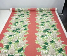 ROBERT ALLEN WINDY CORNER RHUBARB PINK FLORAL VINE EXCLUSIVE FABRIC BY YARD 55"W