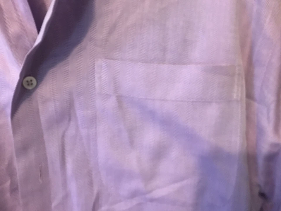 Camisa abotonada vintage John W. Nordstrom para hombre color púrpura talla 16-33 Business Foto 4 de 4