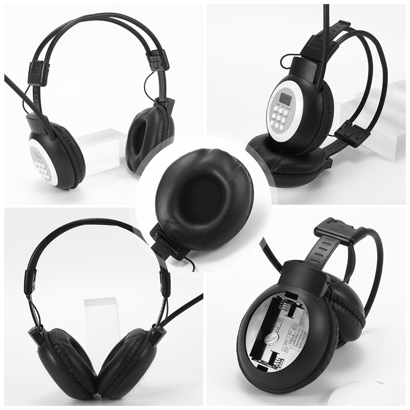 Portable Personal FM Radio Headphones , Wireless Headset with Radio