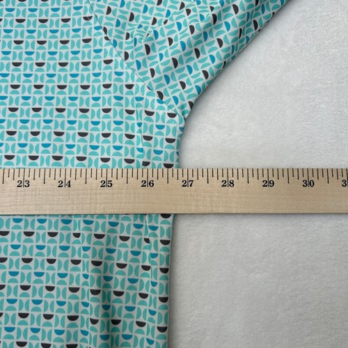 FootJoy Golf Polo Shirt Mens 2XL Teal Stonegate Golf Club Print Short Sleeve - Picture 9 of 11
