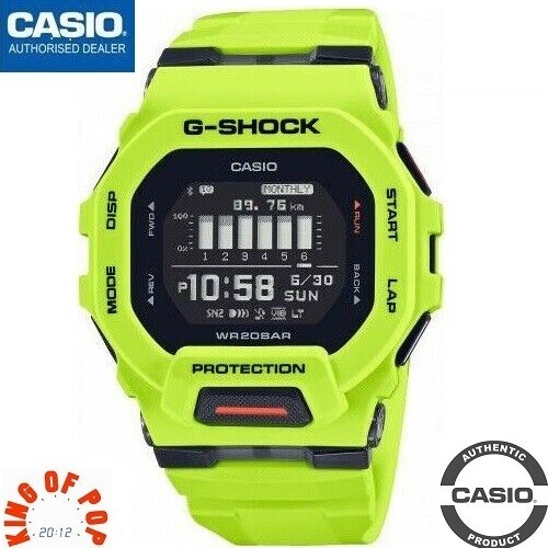 CASIO GBD-200-9ER G-SHOCK G-SQUAD,BLUETOOTH, STEP TRACKER *FREE