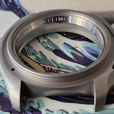 Chapter Ring SKX007 GMT / Brushed SEIKO MOD SKX SKX007 SKX009 SRPD