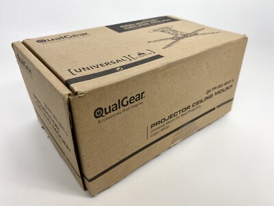 QualGear QG-PM-002-WHT-S Universal Projector Ceiling Mount 