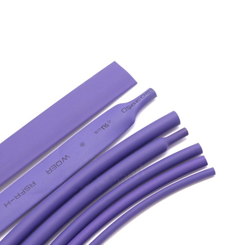 2:1 Purple Heat Shrink Tube Sleeve Cable Heatshrink Tubing Various Sizes &Length - Picture 6 of 12