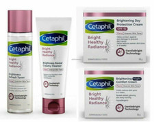 2 Set CETAPHIL Bright Healthy Radiance SET Cleanser Toner Day/ Nigh cream DHL