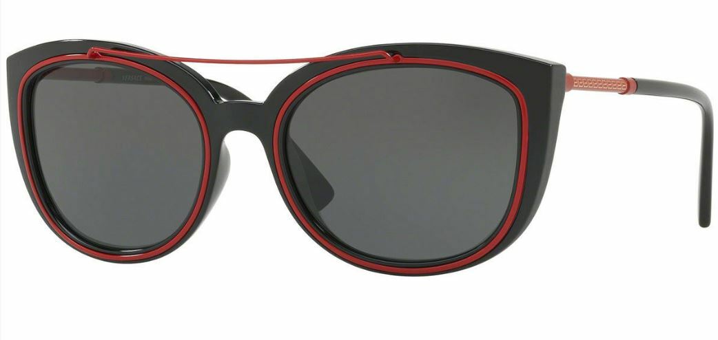 Versace Sunglasses Women Ve 4336 Black 525587 Ve4336 56mm for sale  