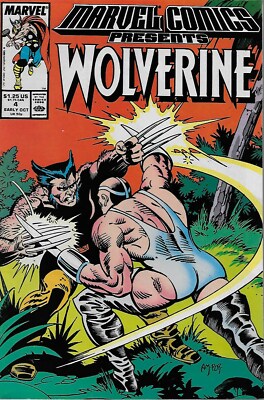 Marvel Comics Presents No.4 1988 Wolverine Man-Thing Master of Kung Fu Thor