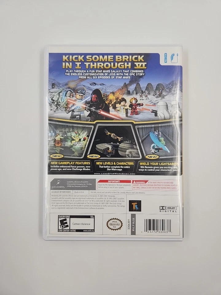 Lego Star Wars The Complete Saga Nintendo Wii Completo En Caja Original Foto 2 de 4