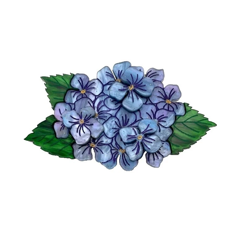 Plantas y flores de acrílico Broches DE MODA