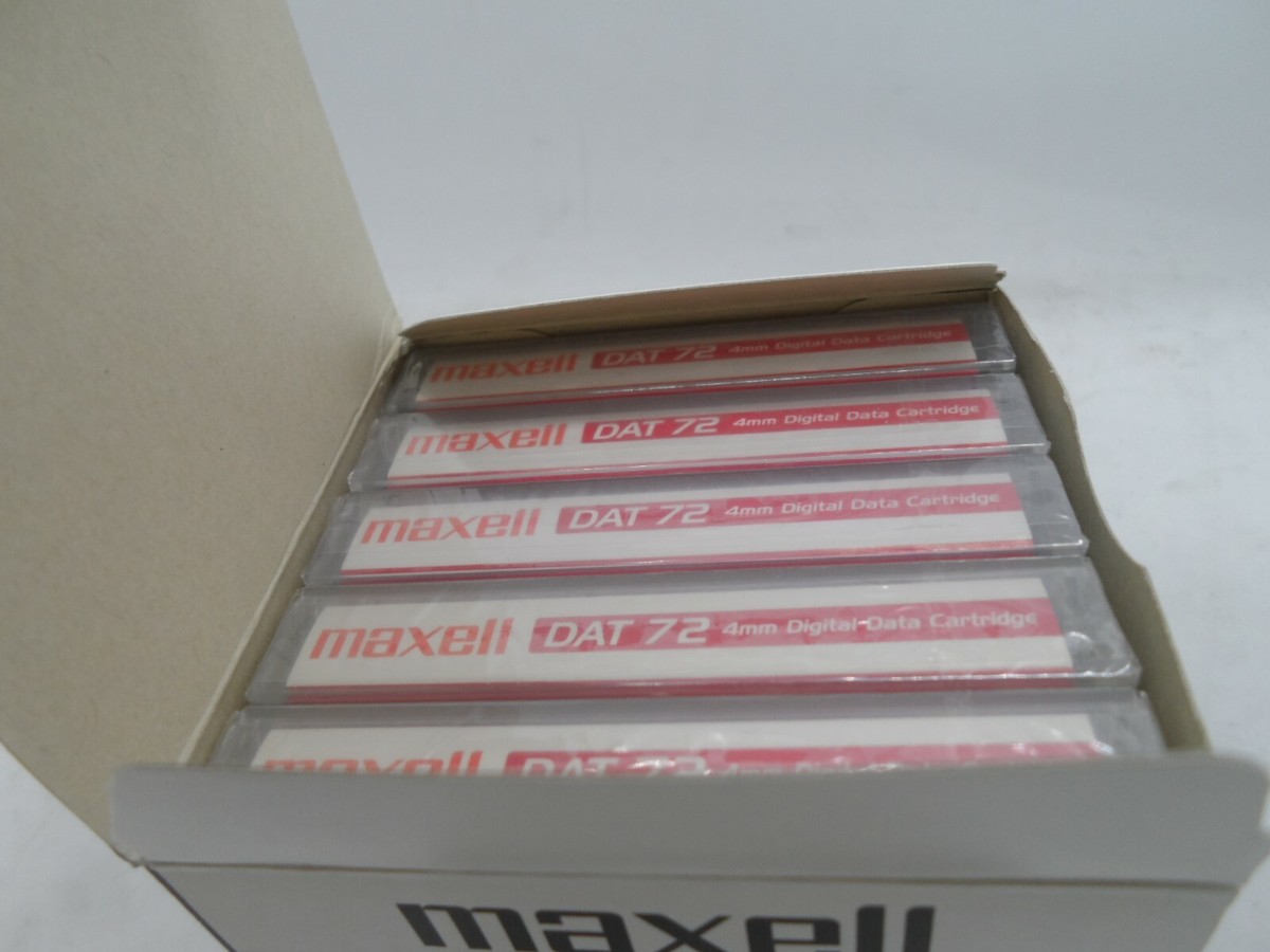 その他 maxell DAT72 Data Cartridge 36GB/72GB Brand New:- Maxell DAT72 Data Tape Cartridges 36/72GB P/N