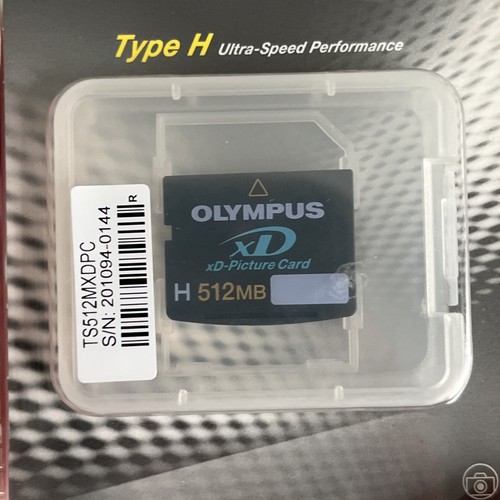 Genuine Olympus 512MB xD-Picture Card Type H TS512MXDPC New Sealed - Picture 3 of 16