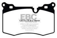 EBC Brakes DP51854NDX Bluestuff NDX Rennsport BremsbeläGe FüR 09-15 Cooper