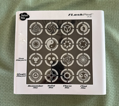 FlashPad 2.0 Seize Me White Handheld Game Lights Sound Touch n Go Touchscreen