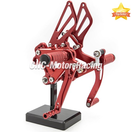 For Kawasaki ZZR600 2005 2006 2007 2008 CNC Rearset Footpeg Pedal Footrest Set - Picture 5 of 10