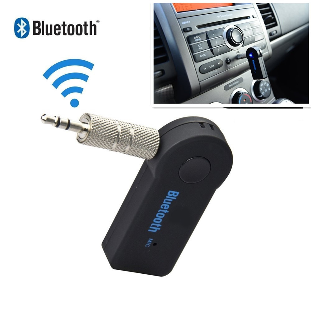 EKIEUDL Car, Noise Cancelling 3. 5mm AUX Bluetooth Car Adapter, Wireless Audio Receiver Transmitter For Home Stereo In Gray 27E076PH040 - The Home Depot - Foto 9