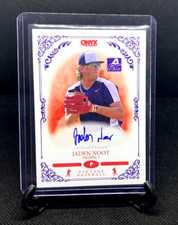 JADEN NOOT 2022 Onyx Vintage Extended ARC Blue Auto Prospect RC /400 #VAJN