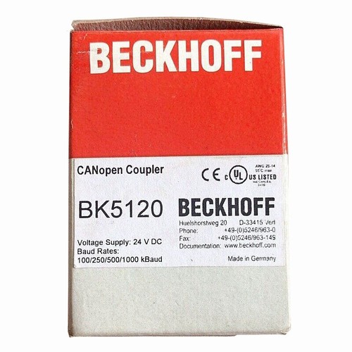 1PC NEW BK5120 BECKHOFF BK5120 CANopen Coupler Fast Shipping - Picture 1 of 3