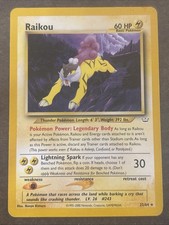 Raikou 22/64 Neo Revelation Regular Pokémon TCG LP on eBay