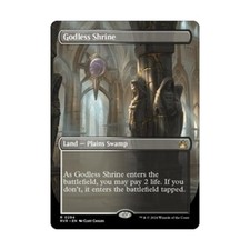 WotC Ravnica Remastered Godless Shrine (Borderless) (R) (Foil) NM