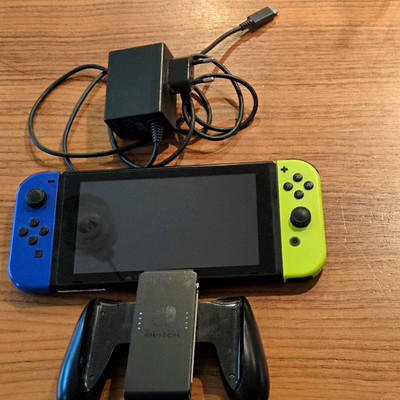 Nintendo Switch Handheld-Konsole 32GB Joy-Con Neon Blau/Grün WLAN Bluetooth