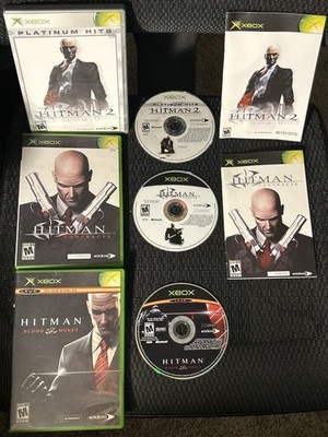 Hitman Trilogy ~ Blood Money Contracts Silent Assassin Microsoft Xbox Lot Tested