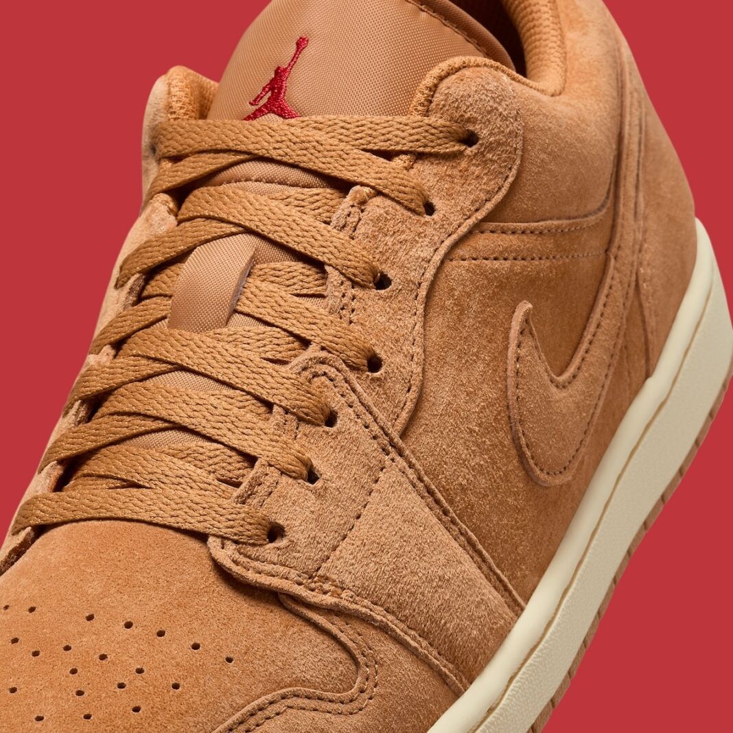 Nike Air Jordan 1 Low Flax Wheat HV4089-200 Men's Shoes NEW thumbnail 4