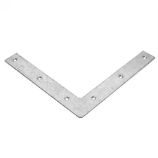 Fanmao 10 Pcs 5-1/2 x 5-1/2 x 3/4 Flat Corner Brace, L Shaped Flat Mending Pl...