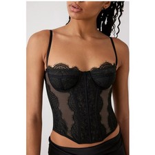Urban Outfitters Out From Under Modern Love Corset Sz M Romantic Lace Coquette