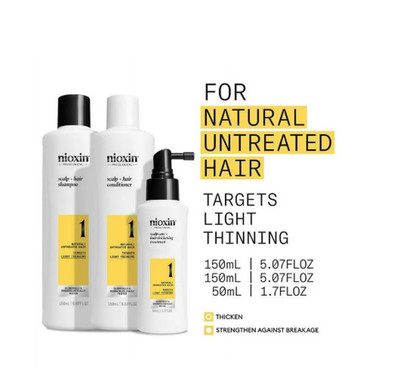 Nioxin Hair Care Kit System 1 (1 Month Supply)