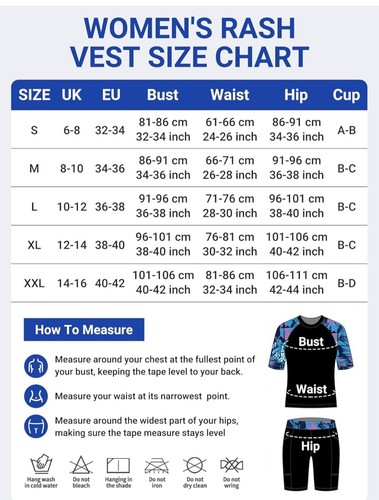 Rash Guard 3-Piece Swimsuit UPF 50+ Bikini Top Shirt High Waist Shorts UK 10-12 - Picture 3 of 8