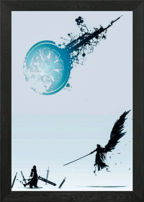 final fantasy Framed Wall Art Poster Canvas Print Picture