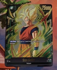 Son Goku FP-008 Pre-release GOLD WINNER - Dragon Ball Super Fusion World