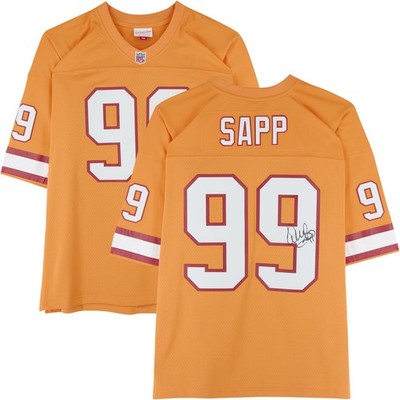 Warren Sapp Tampa Bay Buccaneers Signed Mitchell and Ness 1995