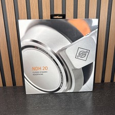 New Neumann NDH 20 Closed Back Dynamic Studio Headphones Silver